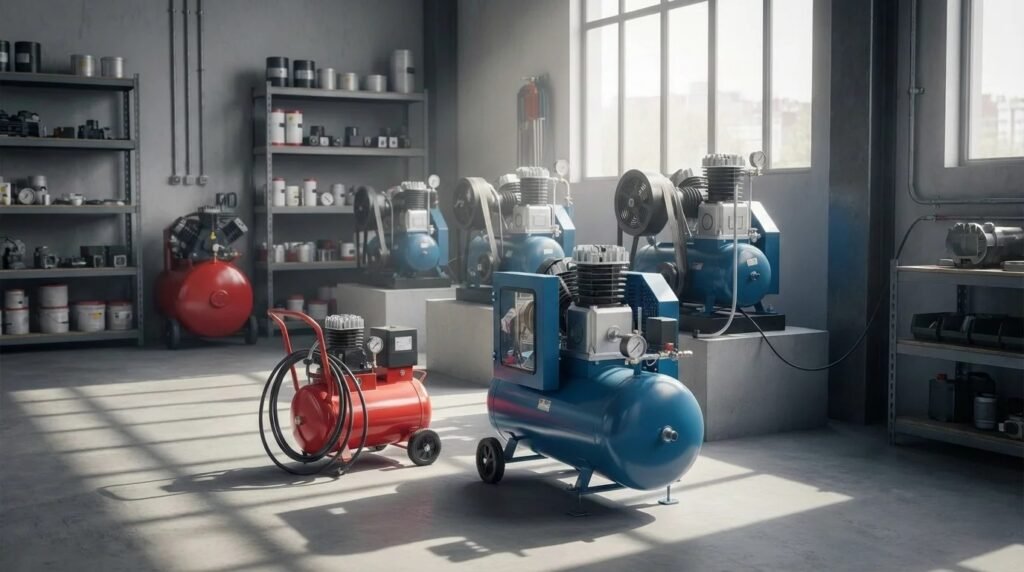 Compresor de aire para pintar, taller y bricolaje